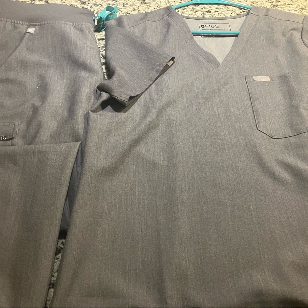Figs Charcoal Cantina Scub set